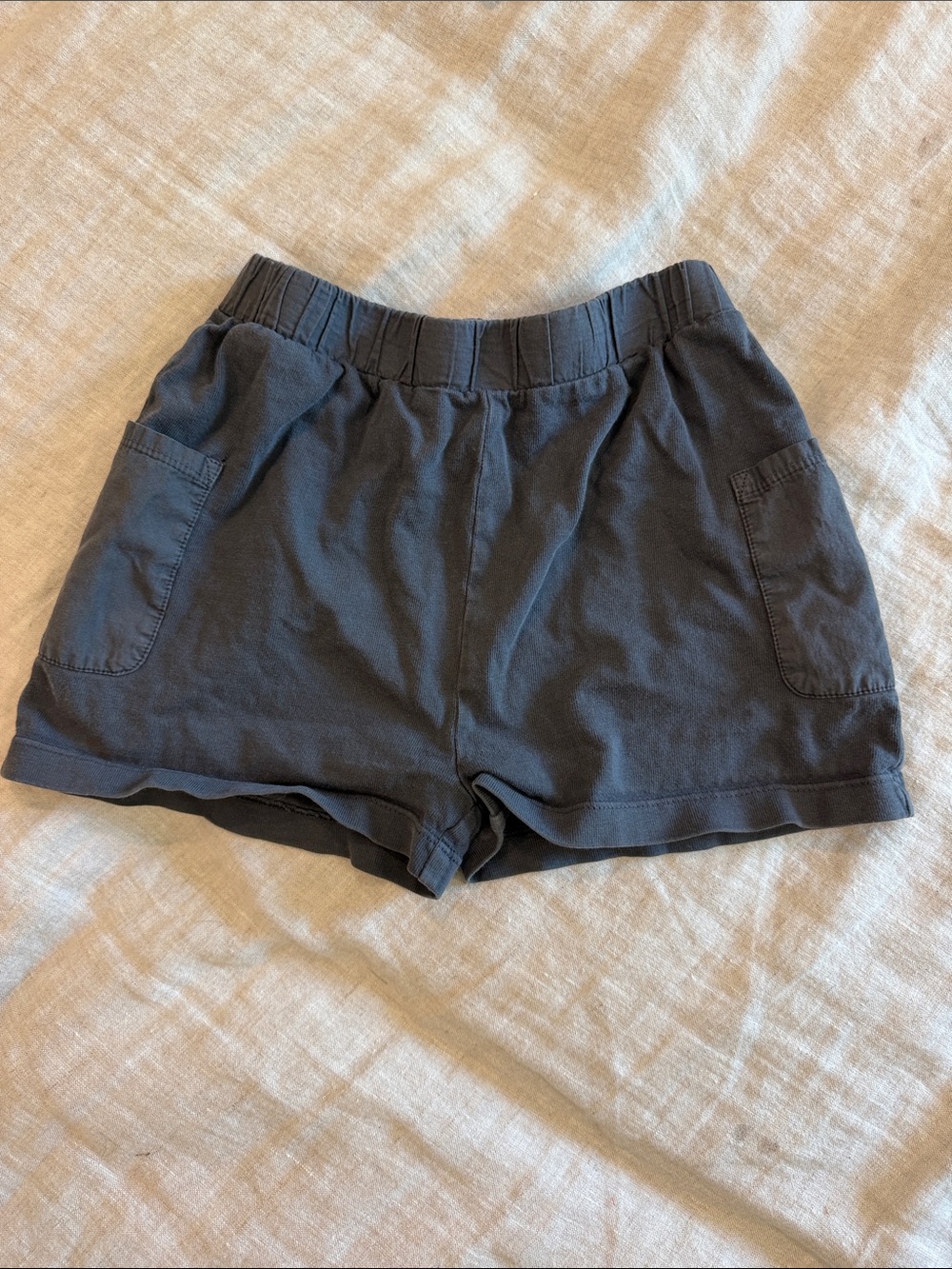 Kids Pehr Elastic Waist Casual Shorts - Gray